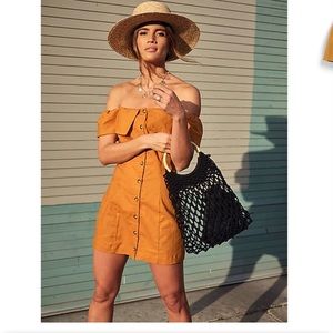 Rocky Barnes X Express: Off the Shoulder Dress